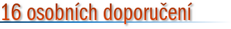 Osobní doporučení